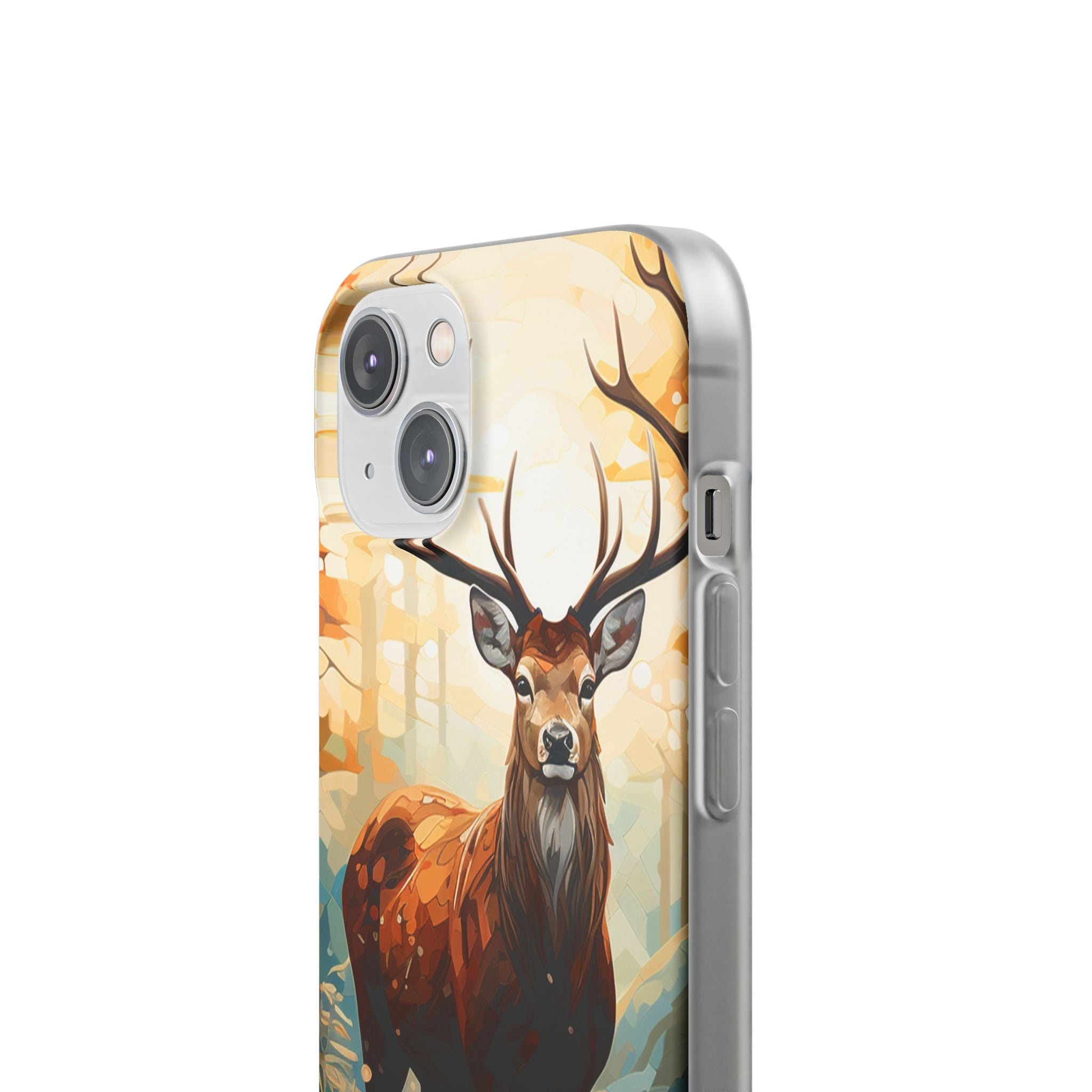 Glowing Stag iPhone 14 Case - Soft