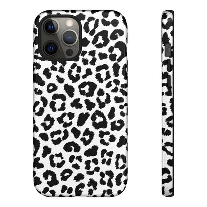 Monochrome Leopard Essence - iPhone Case