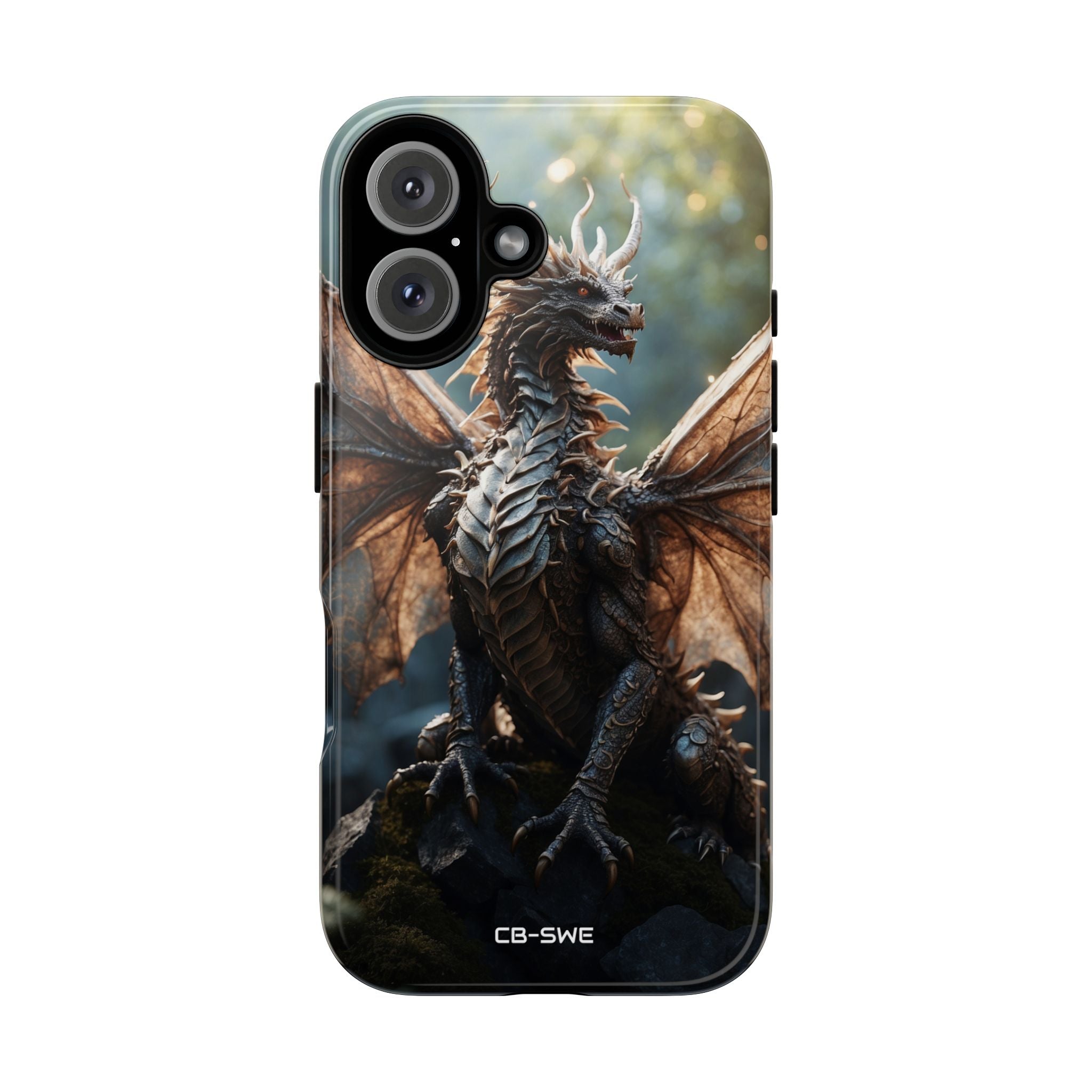 Majestic Dragon Glows - iPhone Case