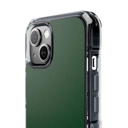 Forest Green - Clear Impact Case for iPhone