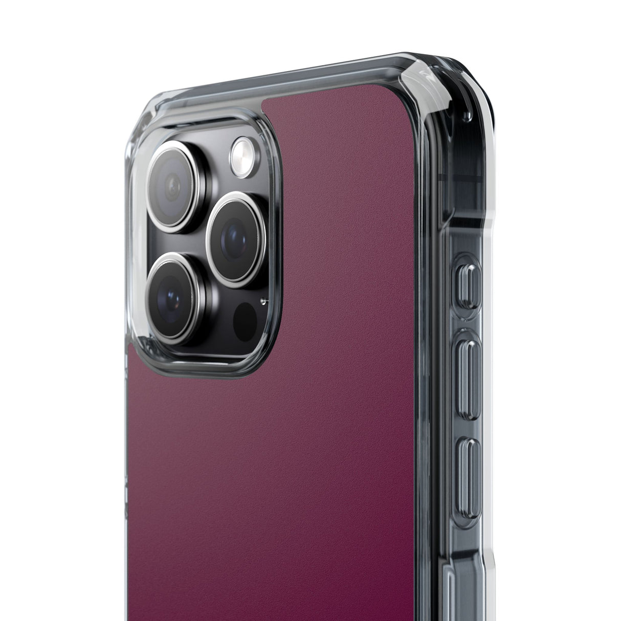 Tyrian Purple | Handyhülle für iPhone (Clear Impact Case – magnetisch) 