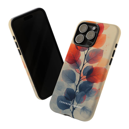 Ethereal Leaf Harmony iPhone 15 - Tough Phone Case