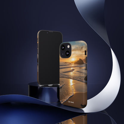 Waves Embrace Shore - iPhone Case