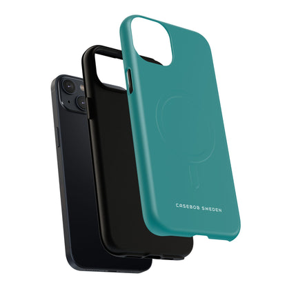 Dark Cyan iPhone 14 | Tough+ Phone Case