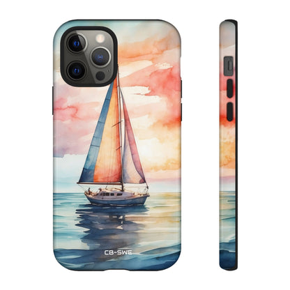 Sailboat Glides Calm - iPhone Case