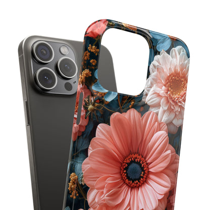 Surreal Floral Harmony iPhone 15 - Slim Phone Case