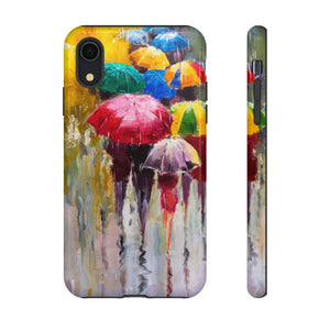 Oil Painting - Rainy Day - Protective Phone Case