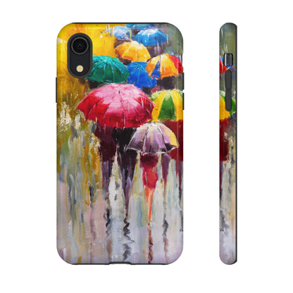 Oil Painting - Rainy Day - Protective Phone Case