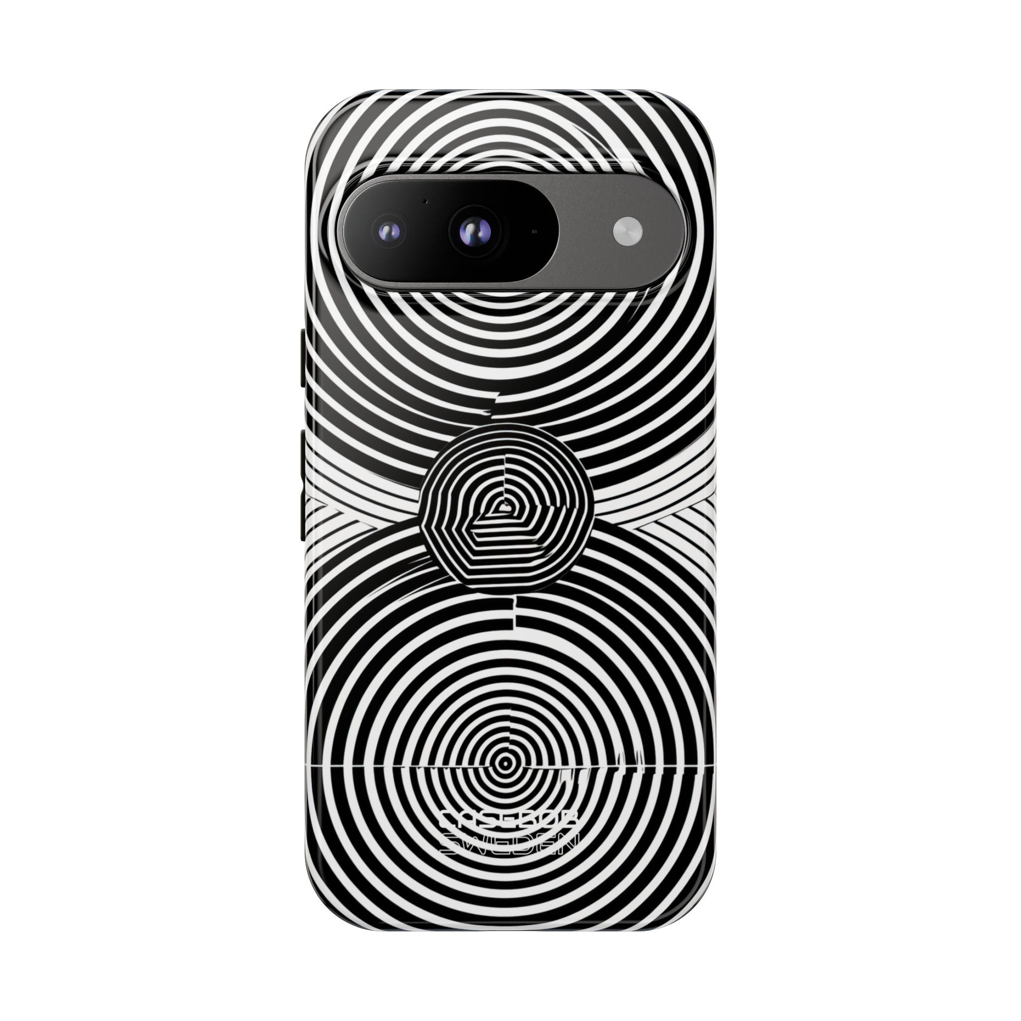 Monochrome Spiral Motion Google Pixel 9 - Tough