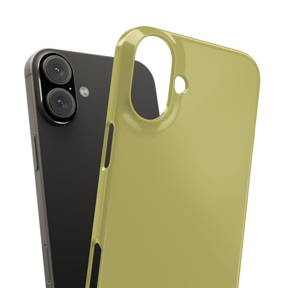 Dark Khaki iPhone 16 - Slim Phone Case