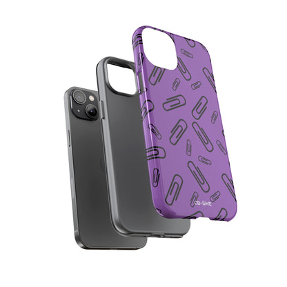 Paperclips Dance Playfully - iPhone Case