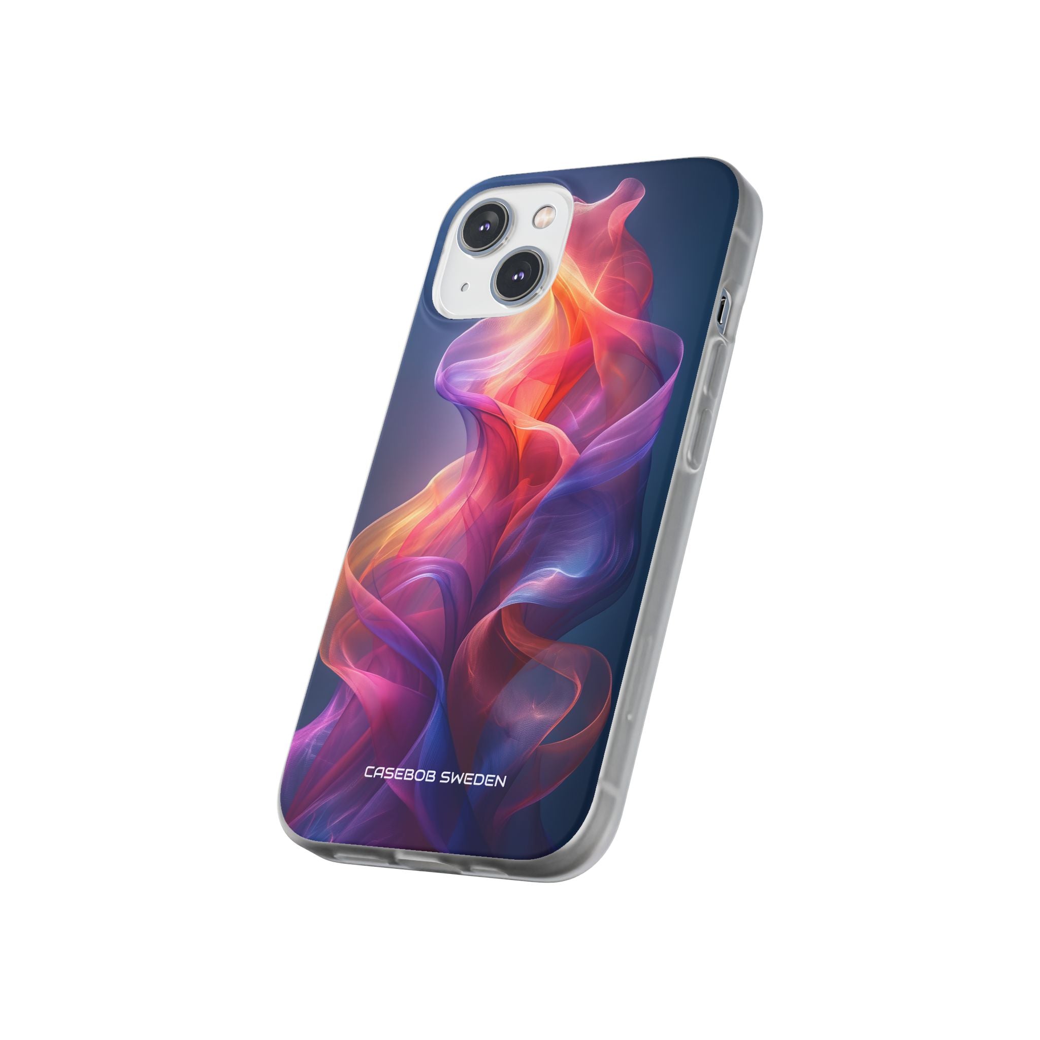 Violet Orange Flow - Flexi iPhone 14 Phone Case