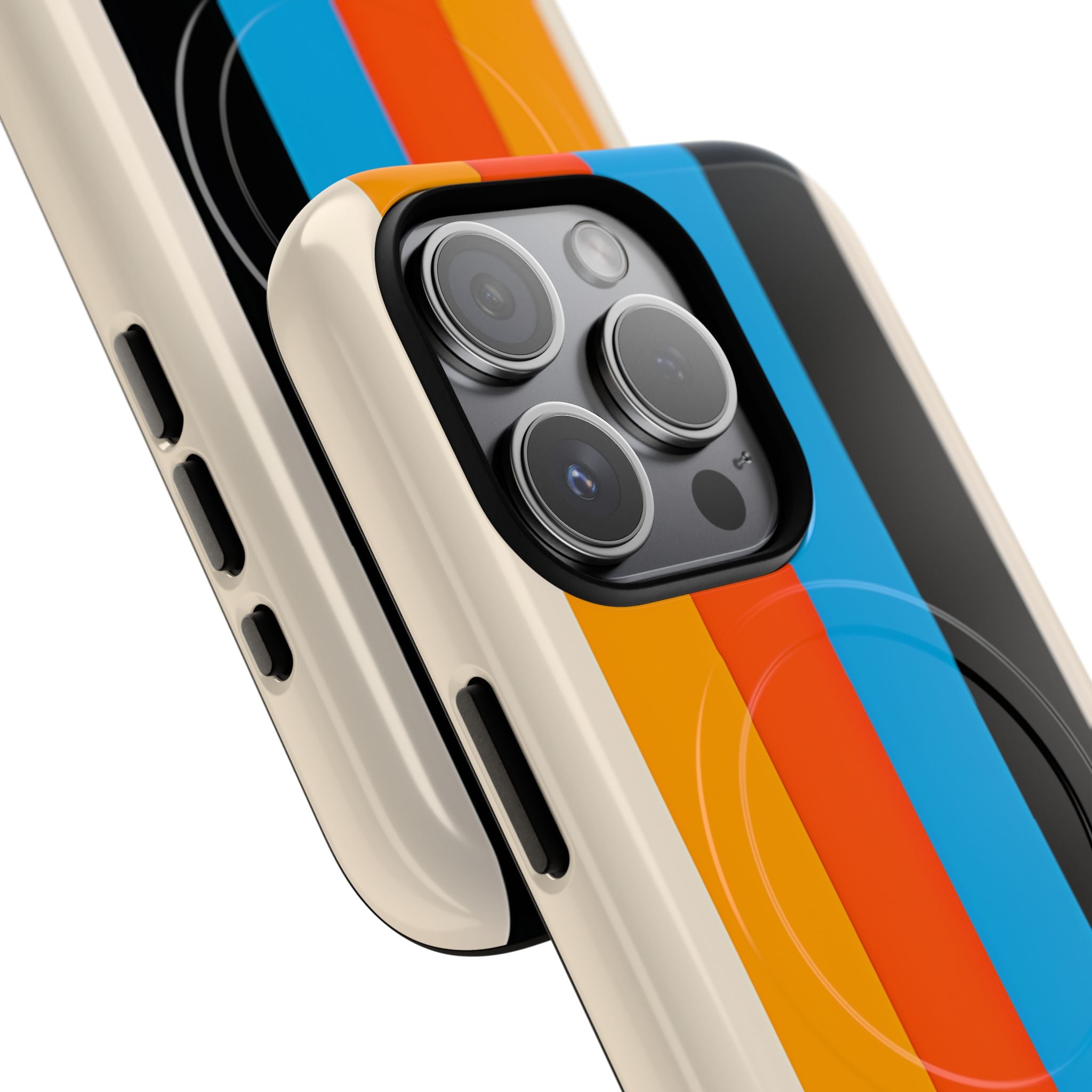 Vivid Stripe Harmony iPhone 15 Pro Case - Tough+