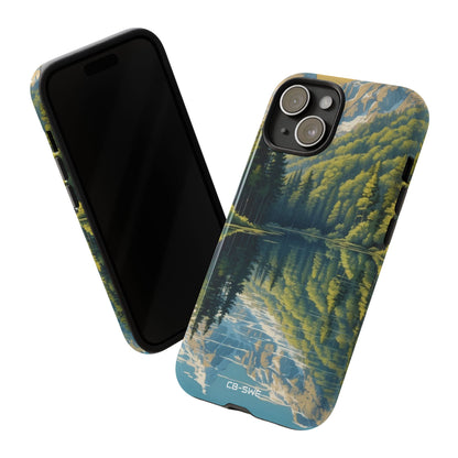 Mountain Peaks Reflect - iPhone Case