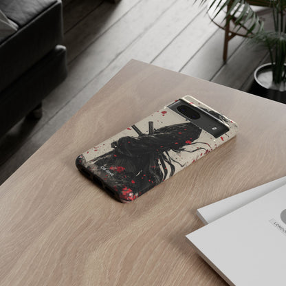 Falling Samurai Petals - Google Pixel Case