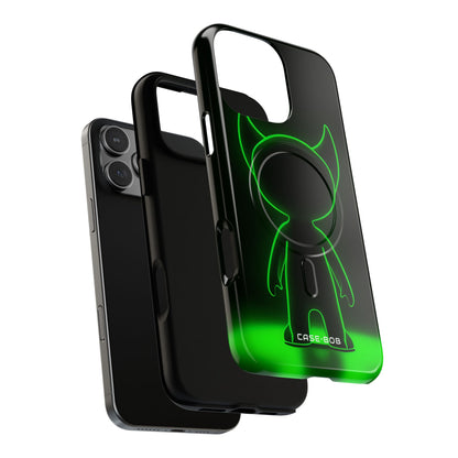 Neon Horned Glow iPhone 16 Pro Max Case - Tough+