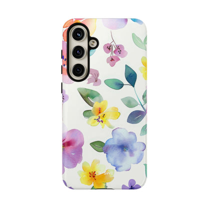 Whimsical Watercolor Florals - Samsung Case