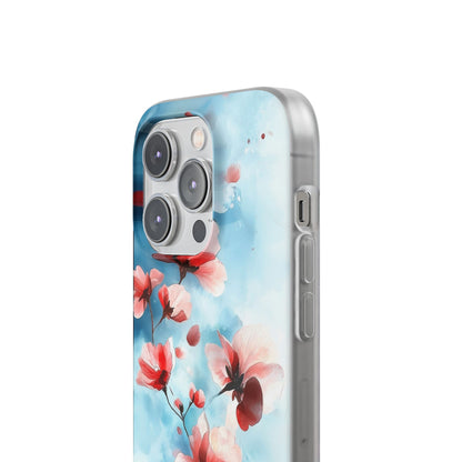 Pink Blossom Drift iPhone 14 Pro Case - Soft