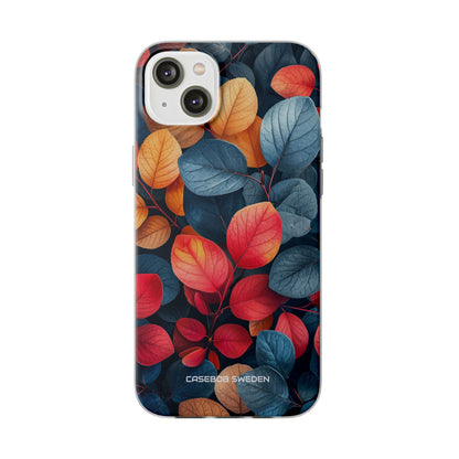 Vibrant Nature Leaves - Flexi iPhone 14 Phone Case