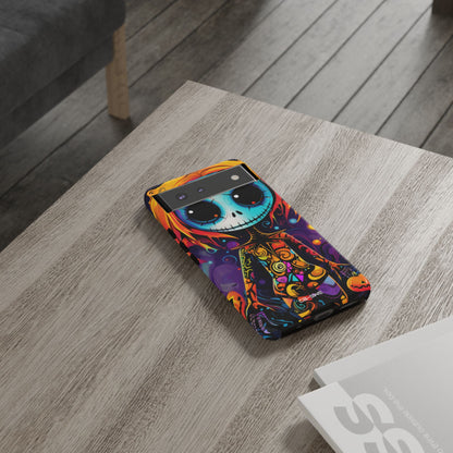 Skeletal Figure Laughs - Google Pixel Case