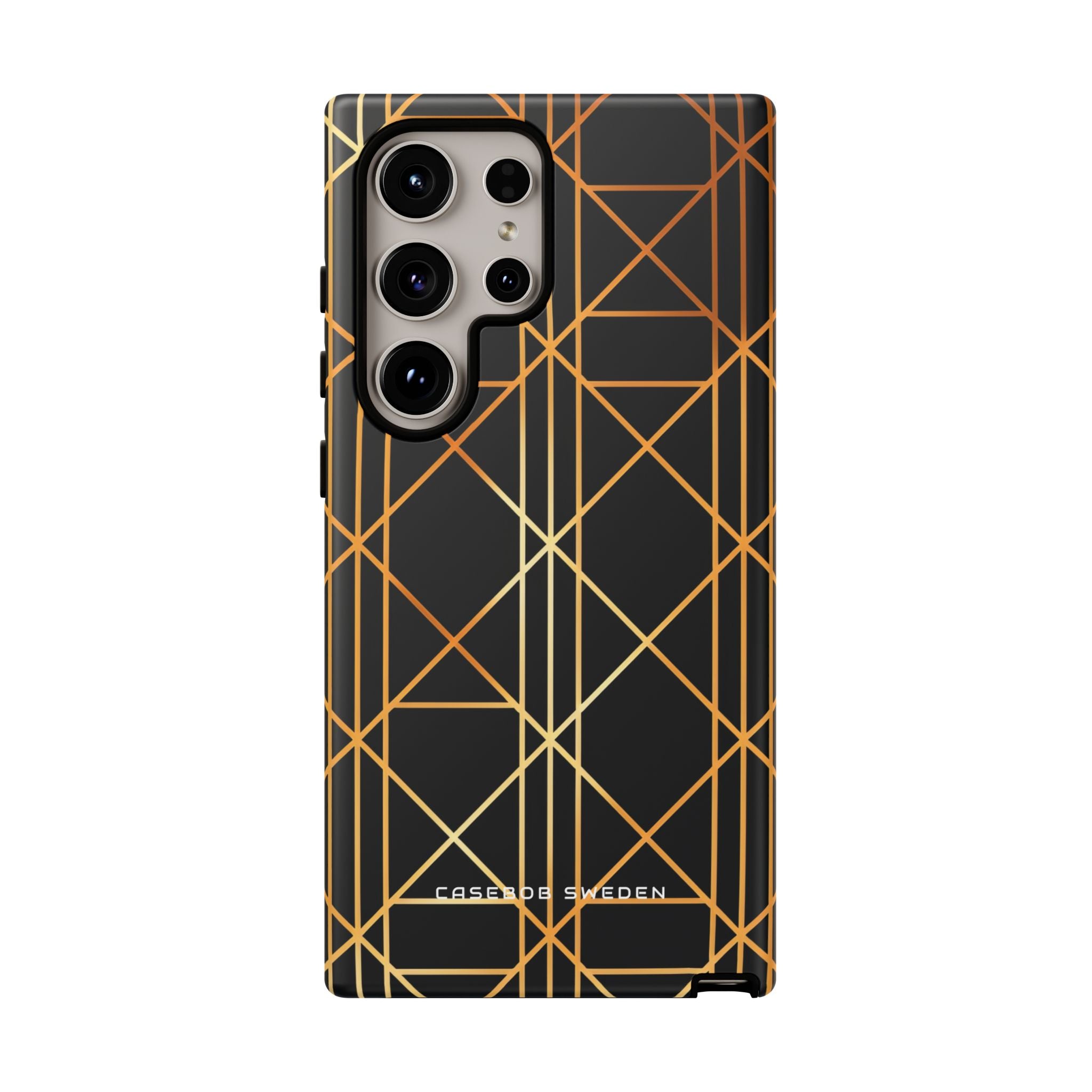 Golden Geometric Elegance Samsung S24 - Tough Phone Case