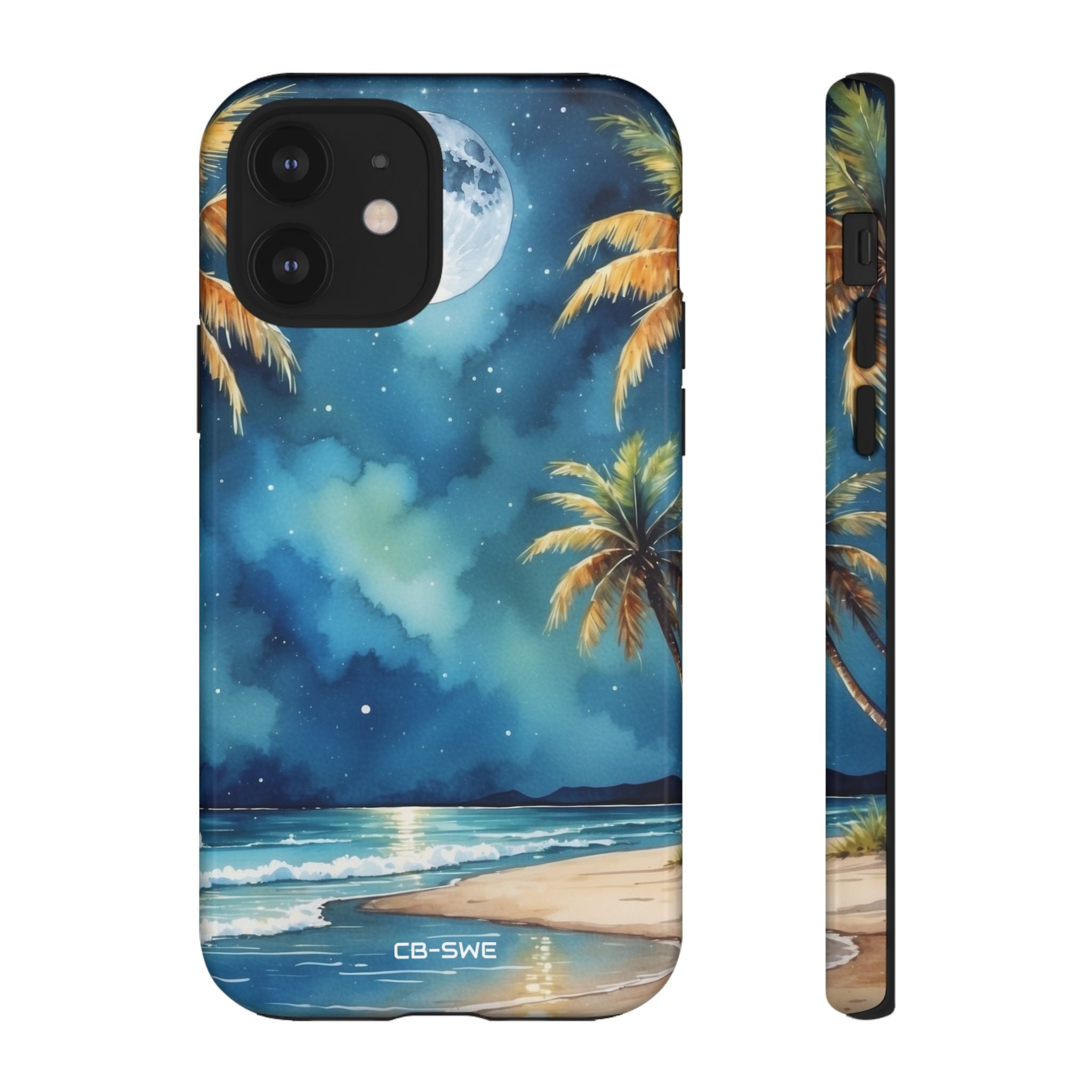 Moonlight Kisses Waves - iPhone Case