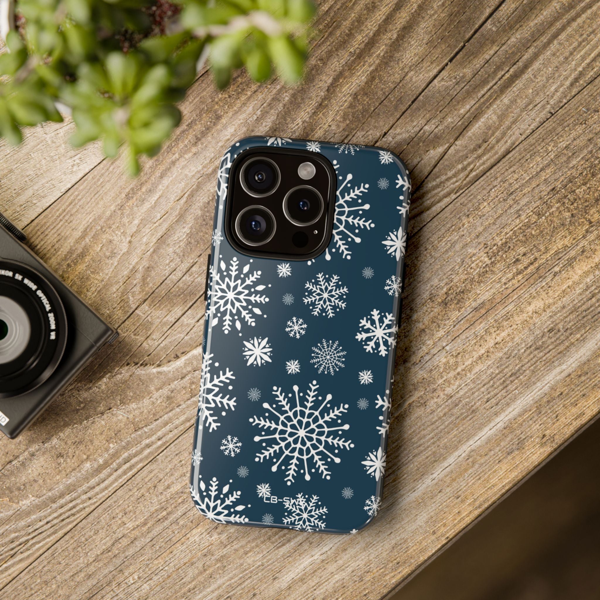 Snowflakes Dance Gracefully - iPhone Case
