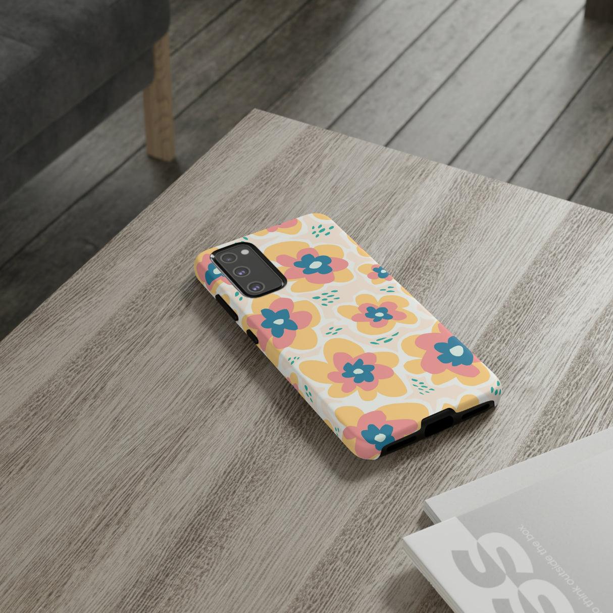 Yellow Happy Flower - Protective Phone Case