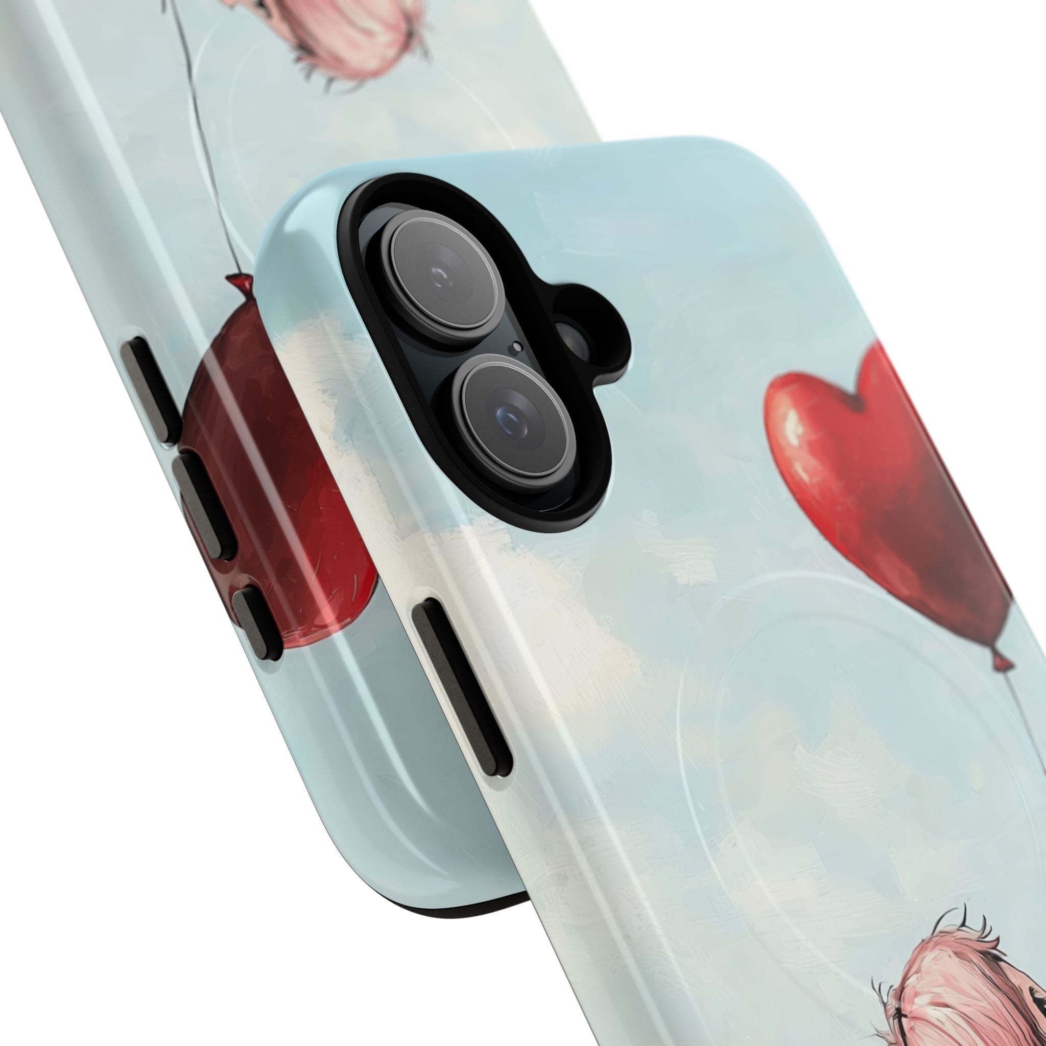 Heart Balloon Glow iPhone 16 Plus Case - Tough+