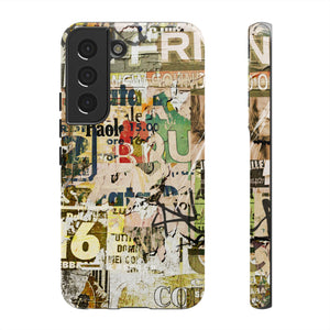 Grunge Vintage Poster - Protective Phone Case