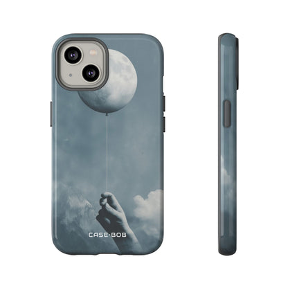 Moon Balloon iPhone 14 Case - Tough