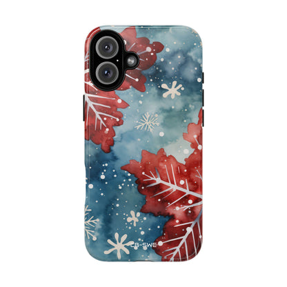Winter Leaves Dance - iPhone Case