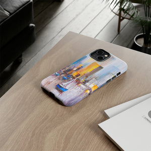 Oil Painting - Manhattan Bay - Protective Phone Case