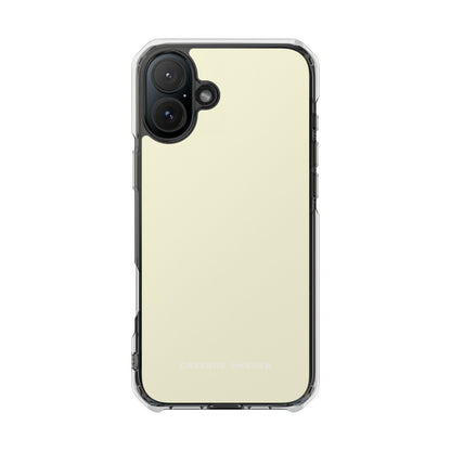 Light Yellow iPhone 16 - Clear Impact Phone Case