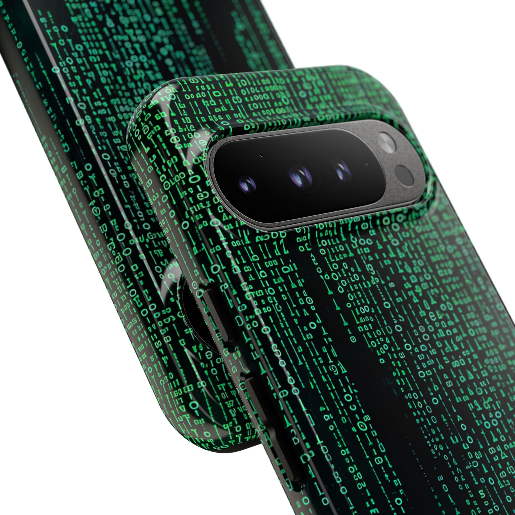 Cyber Green Cascade Google Pixel 9 - Tough Phone Case