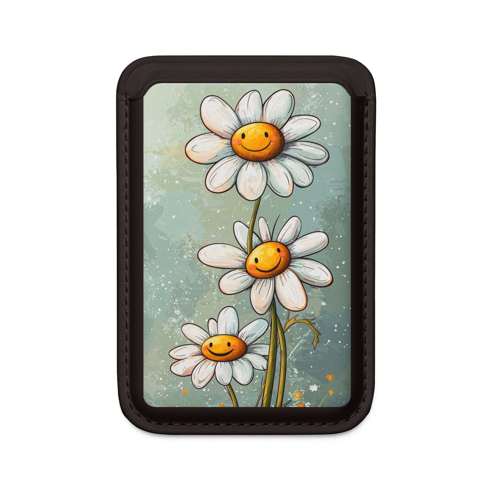 Smiling Daisies Burst Wallet – MagSafe Ready
