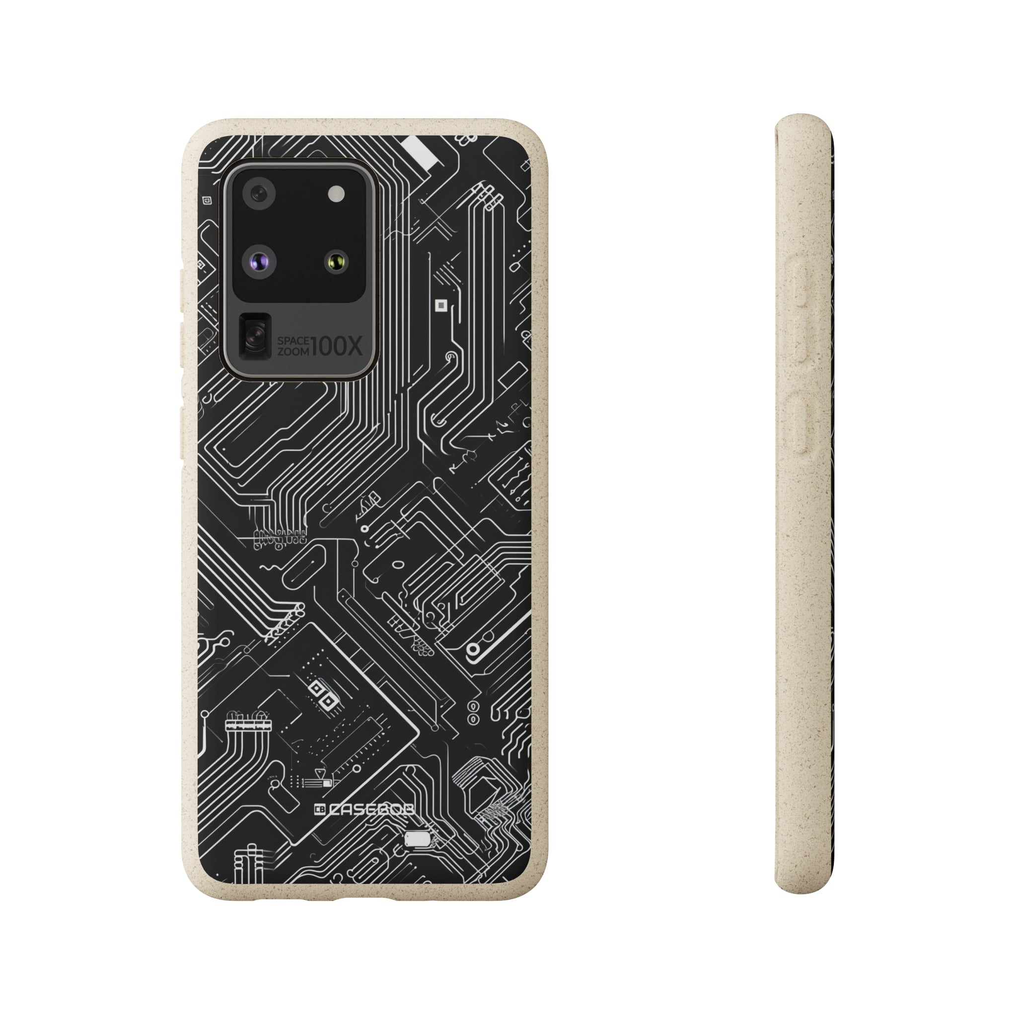 Cyber Circuitry Art | Biodegradable Phone Case