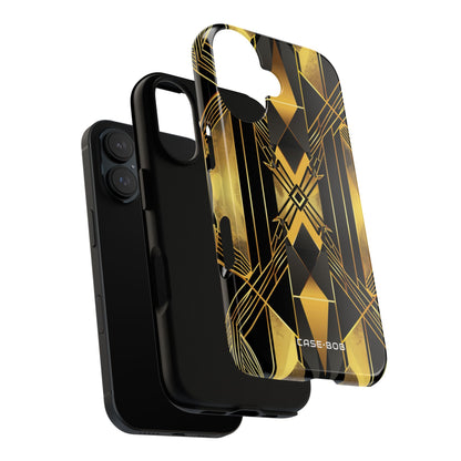 Golden Diamond Radiance iPhone 16 Case - Tough
