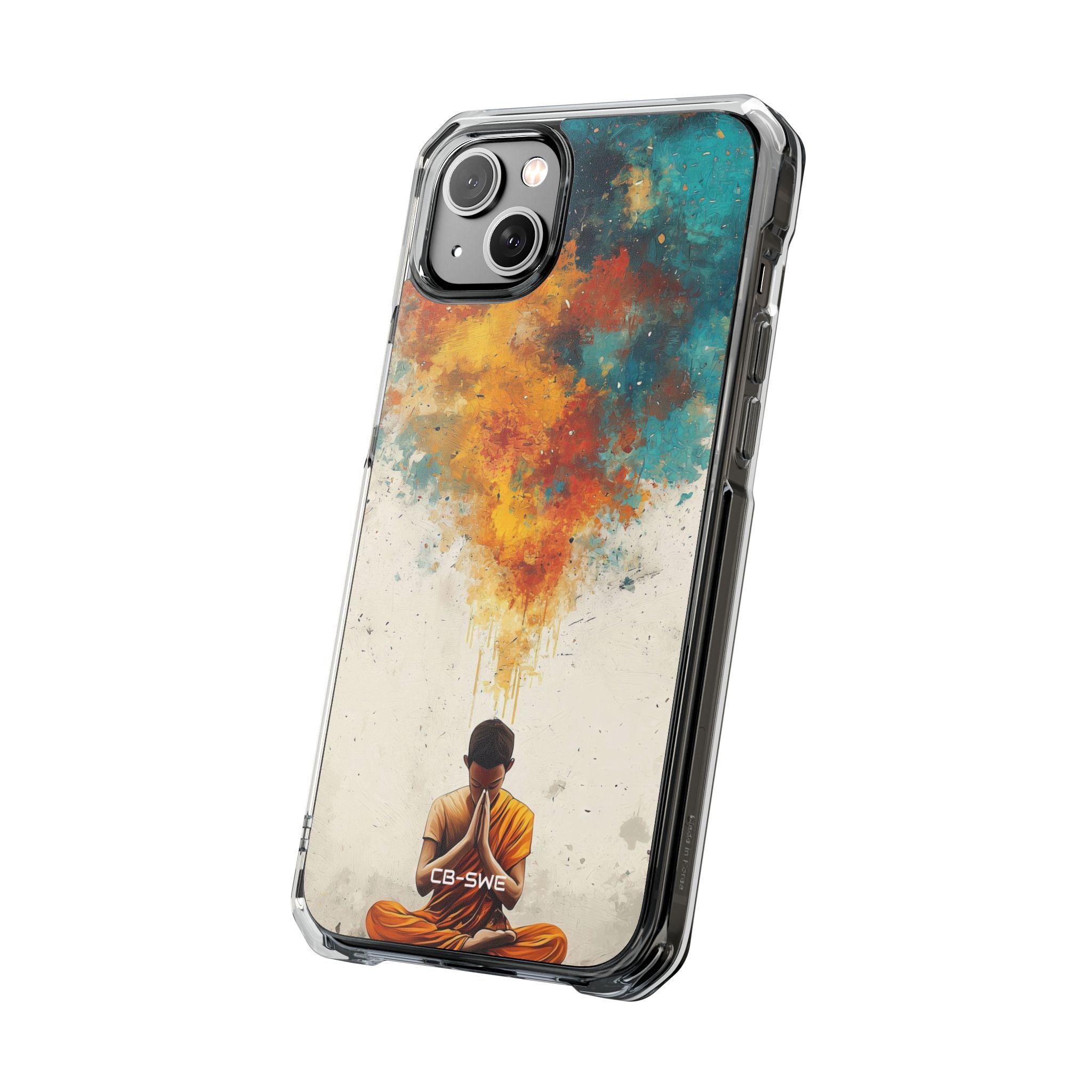 Monk Embracing Enlightenment iPhone Case - Impact