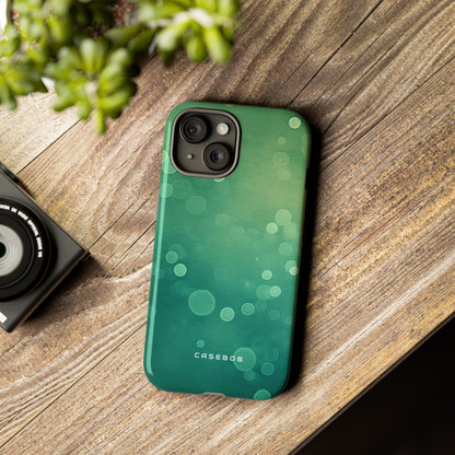 Green Dot Matrix - Protective Phone Case