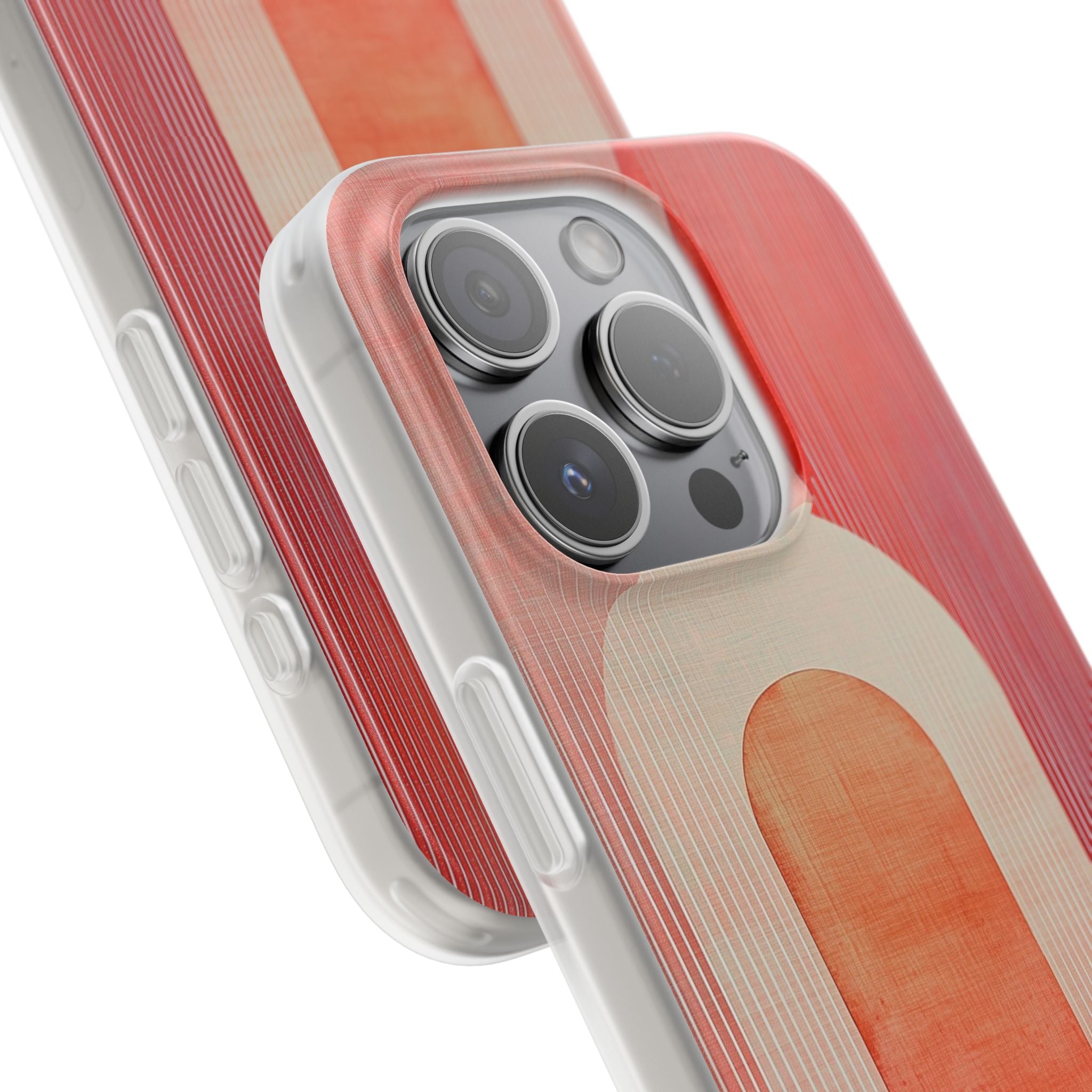 Crimson Arches iPhone 15 Pro Case - Soft