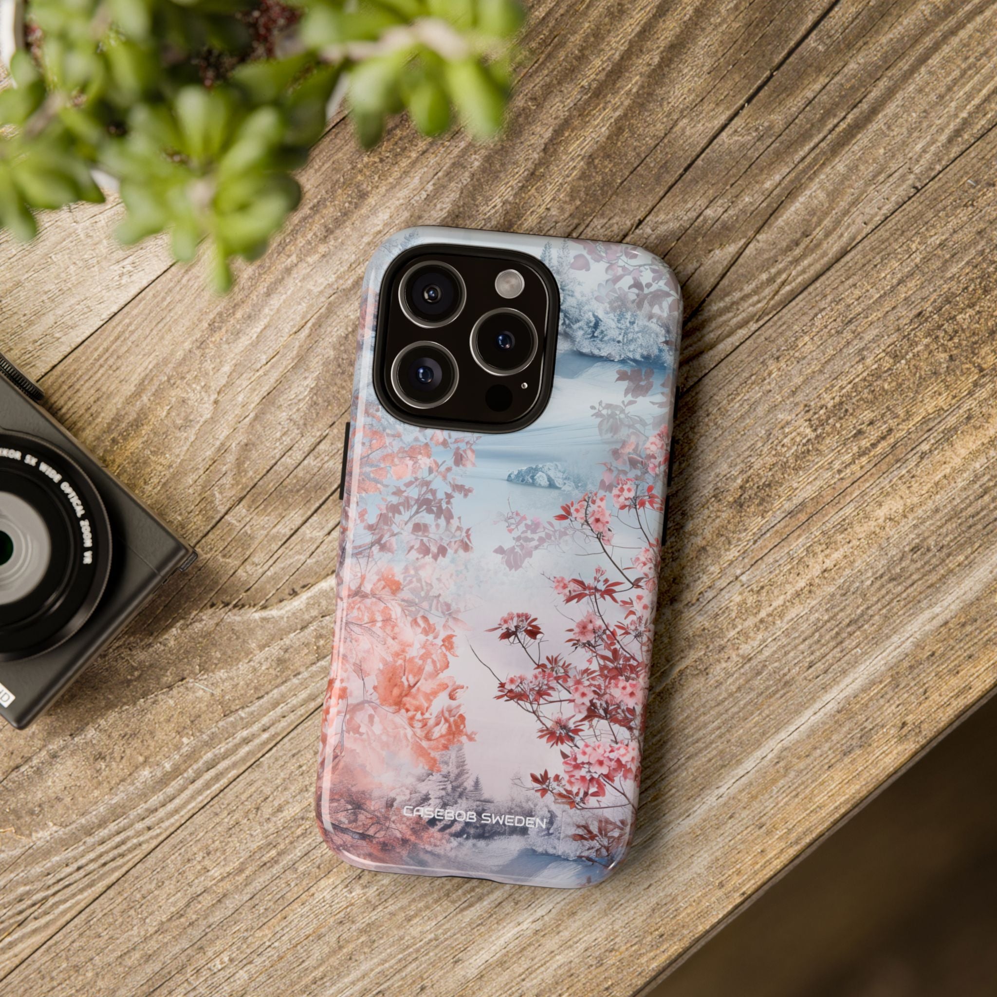 Floral Serenity Case - Tough iPhone 16 Phone Case