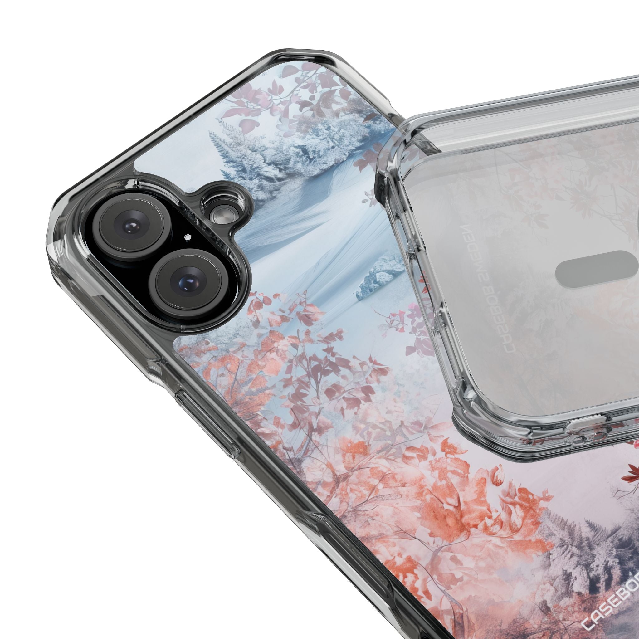 Floral Serenity Case - Clear Impact iPhone 16 Phone Case