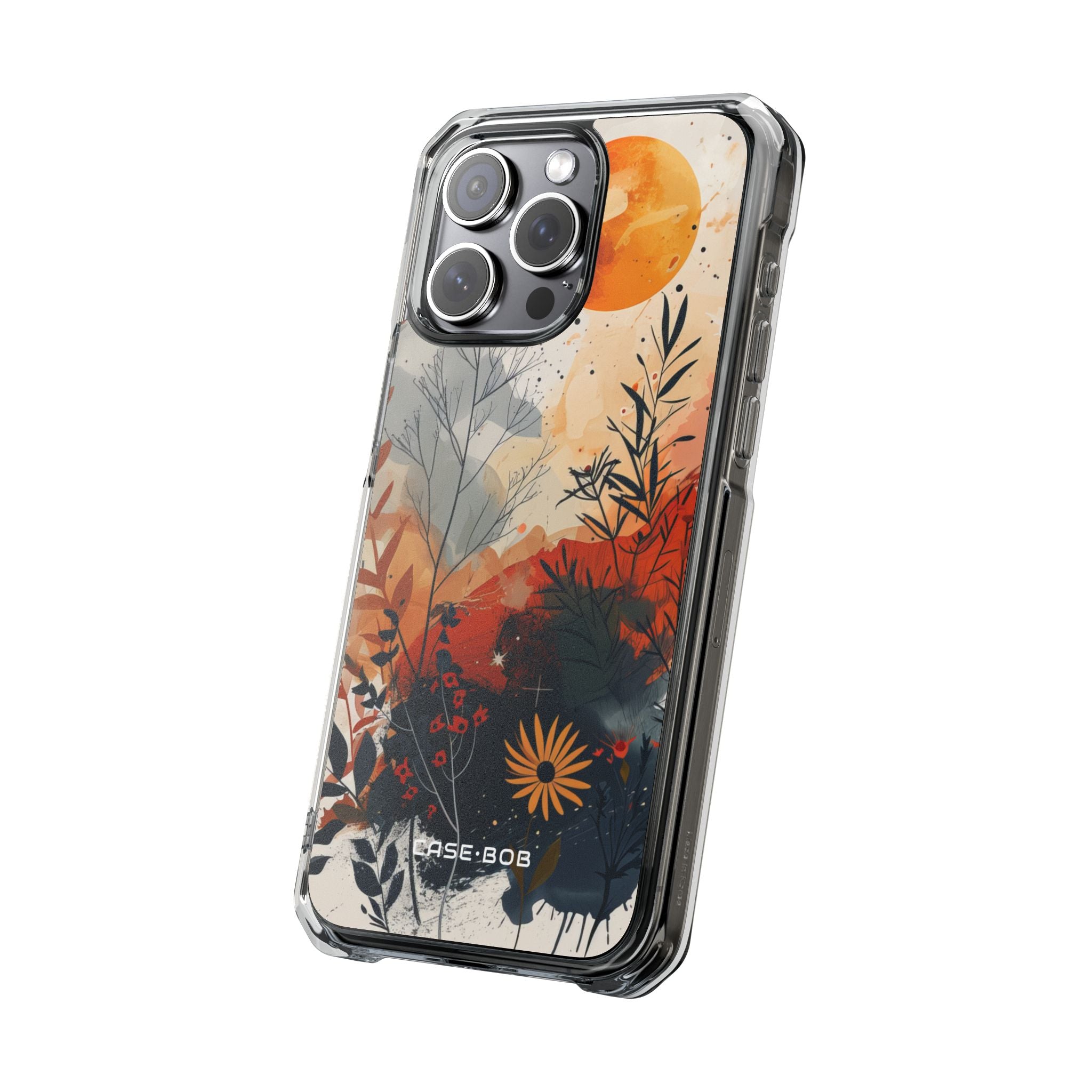 Orange Solstice iPhone 15 Pro Max Case - Impact