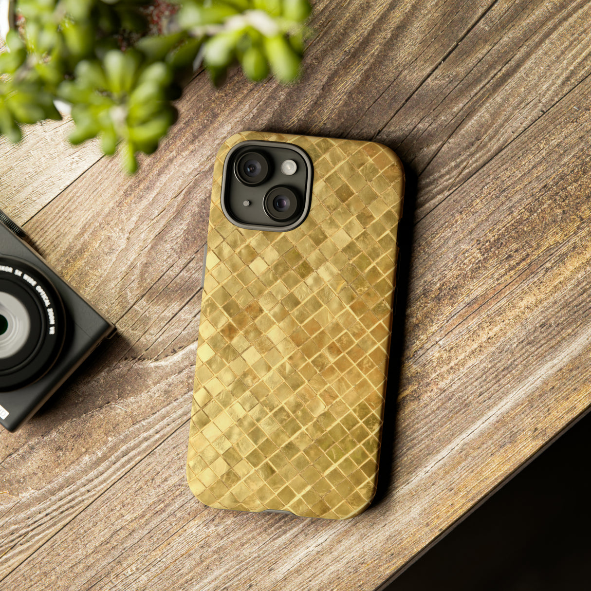 Golden Mosaic - Protective Phone Case