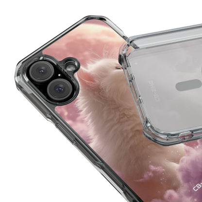 Lunar Cat Soars iPhone Case - Impact
