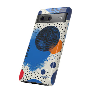 Blue Tranquil Geometry - Protective Phone Case