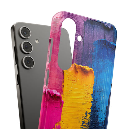 Bold Abstract Texture - Slim Samsung S24 Phone Case