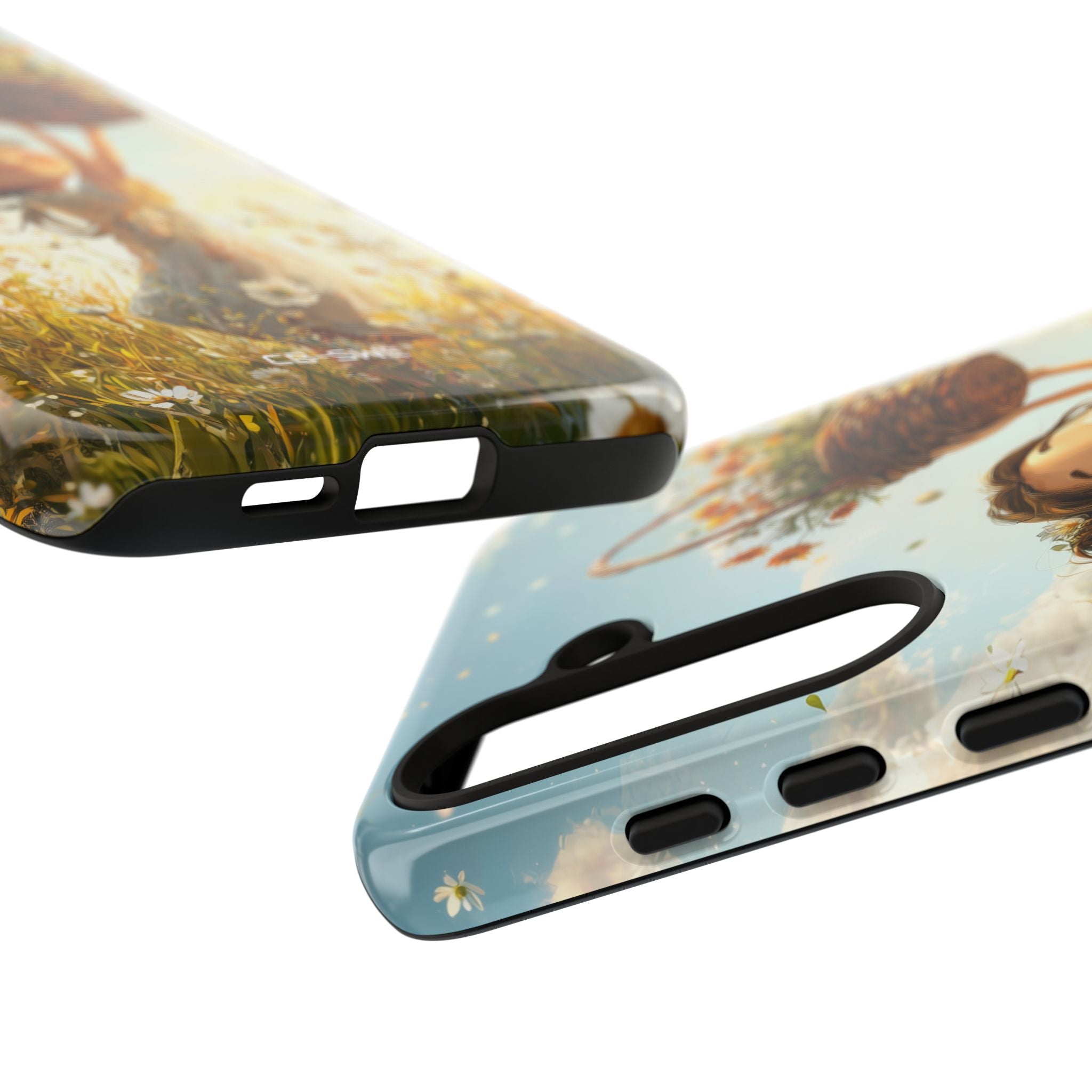 Joyful Girl Leaps - Samsung Case