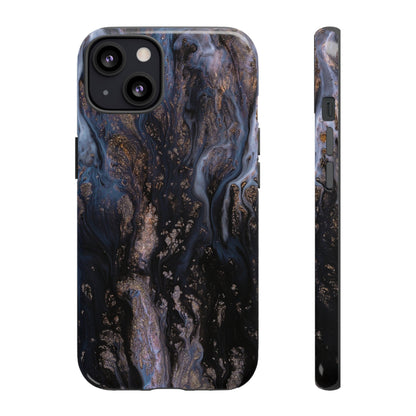 Blue River Ink Art iPhone Case (Protective) iPhone 13 Glossy Phone Case